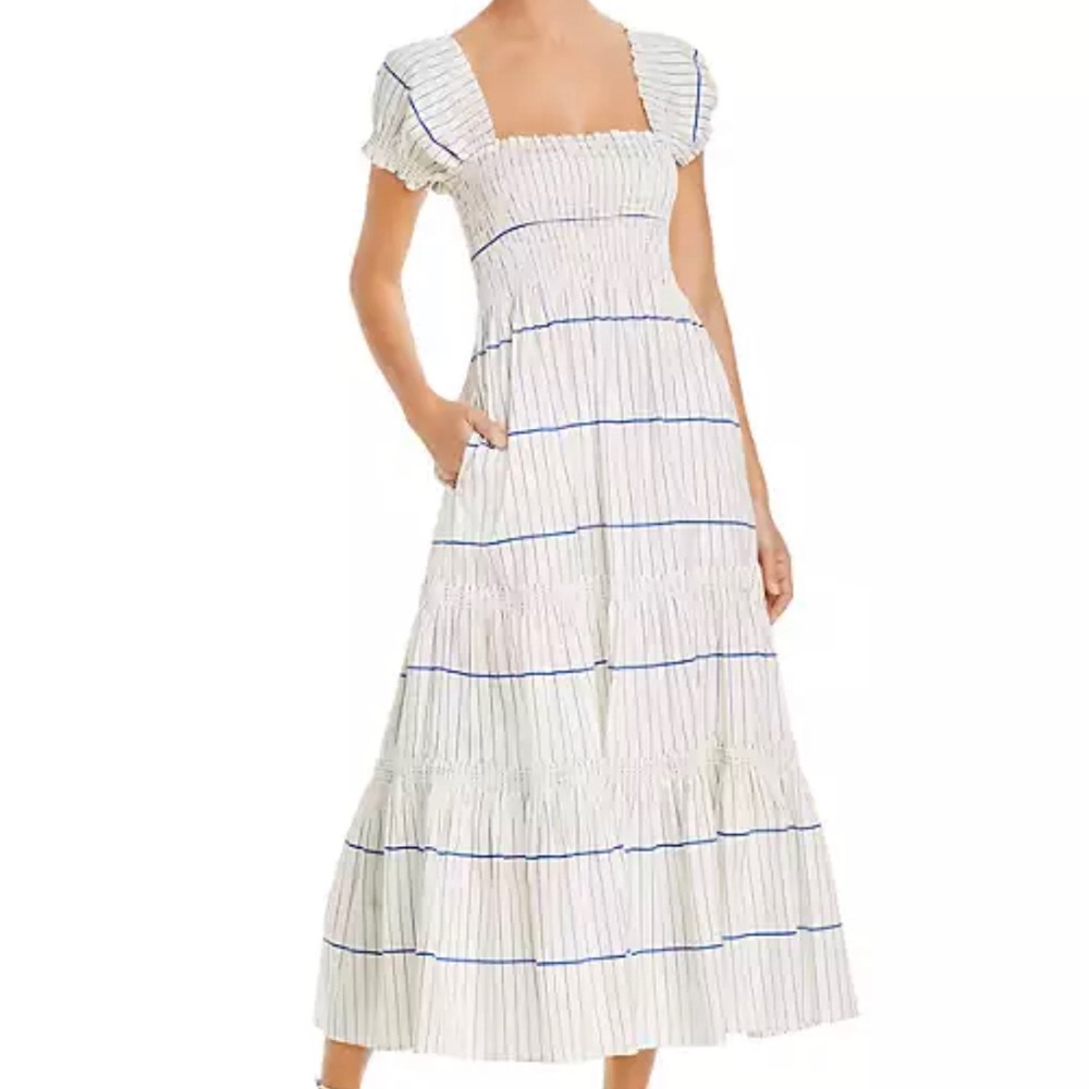 Tory Burch smocked midi dress